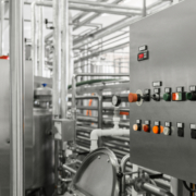 Industrial control panel with circuit breakers illustrating SCCR panel design strategies