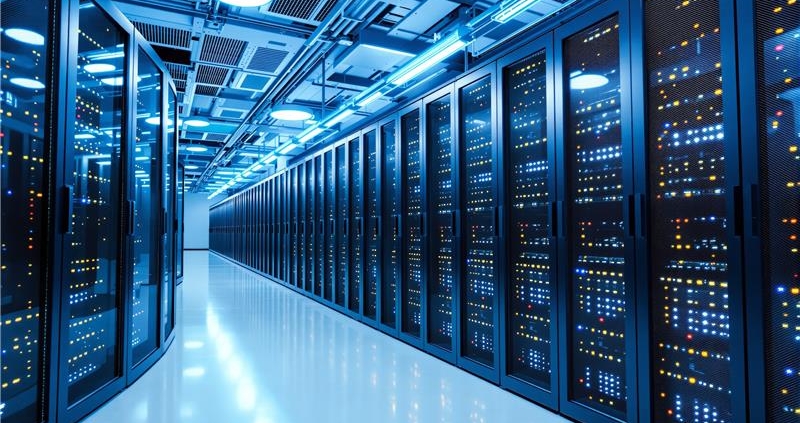 Data center infrastructure illustrating ATS requirements for AI-driven OEM designs